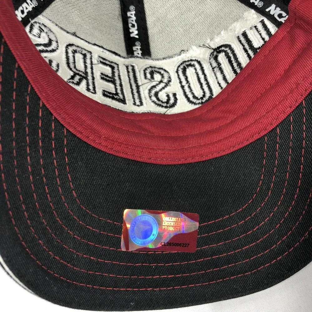 Indiana Hoosiers NCAA Hat Cap Strap Back by Signatures One Size Fits Most OSFM